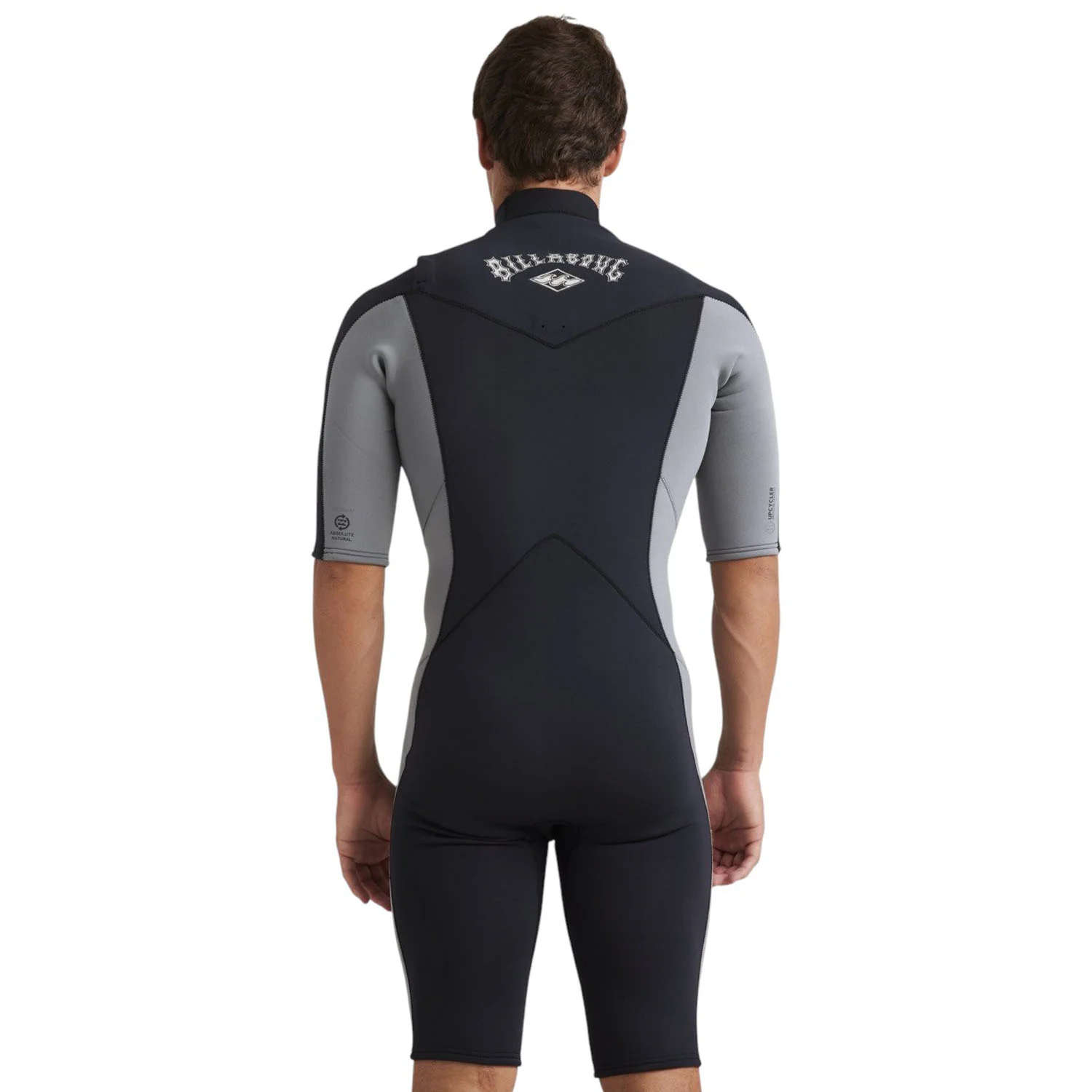 Billabong | Shorty à Manches Courtes Homme Absolute Natural Front Zip - 2/2mm - Image 4