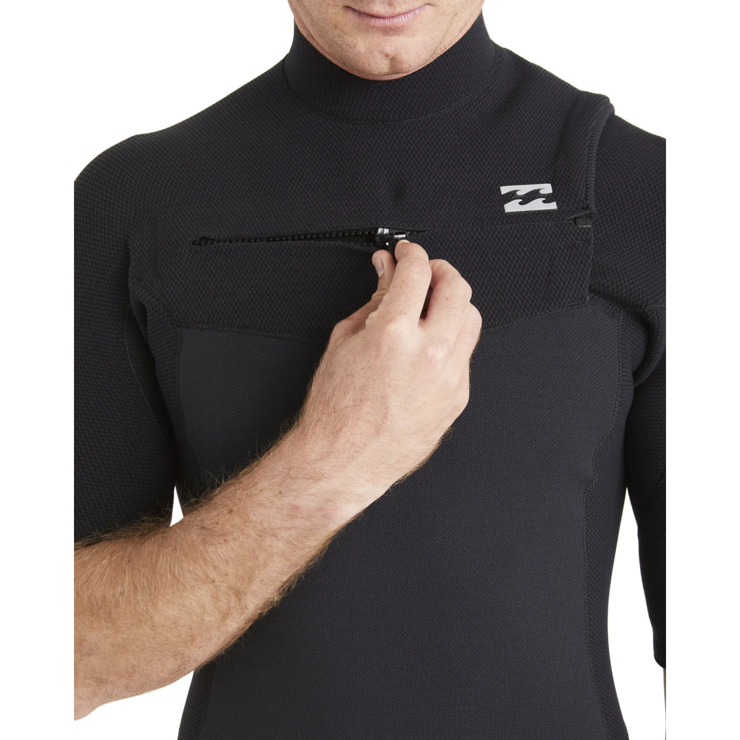 Billabong | Shorty à Manches Courtes Homme Revo Natural Chest Zip - 2/2mm - Image 4