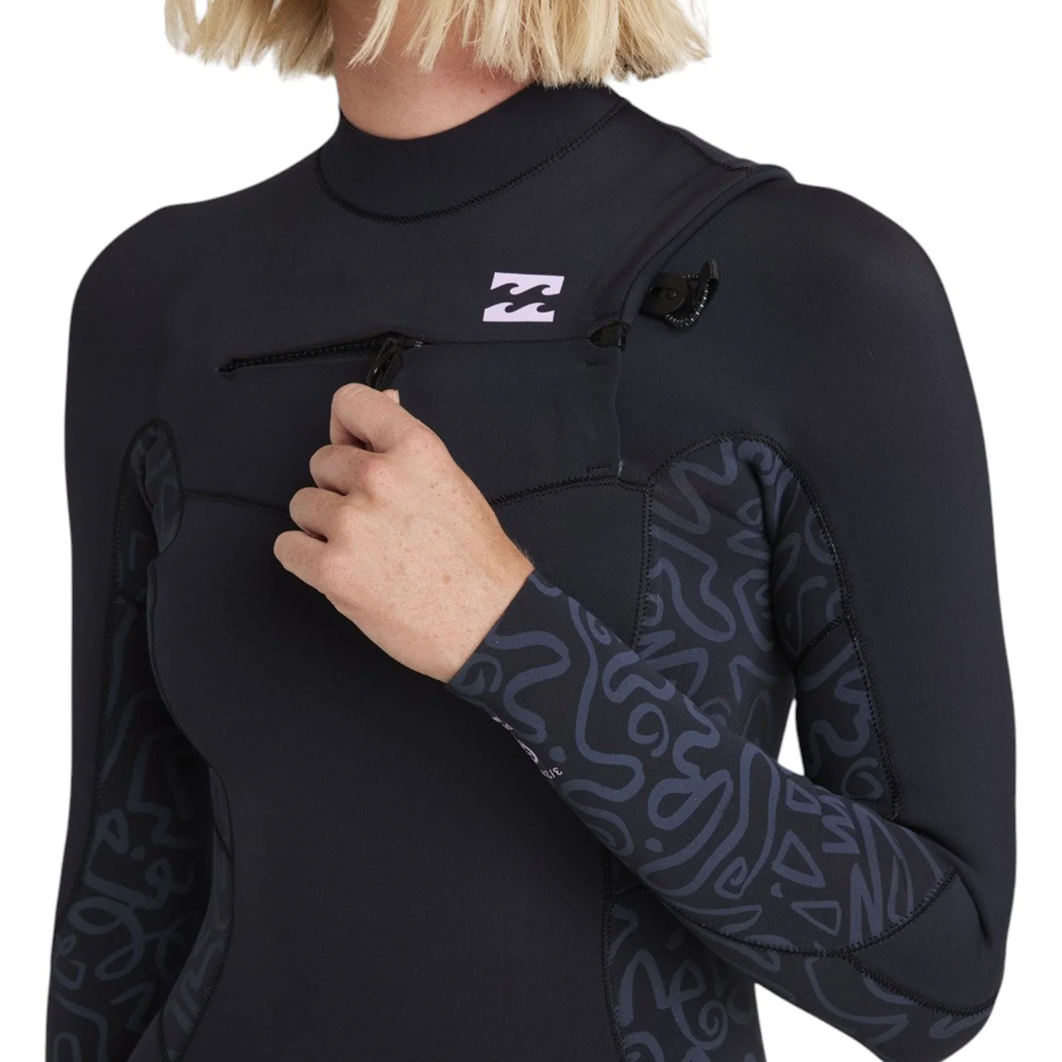 Billabong | Combinaison Intégrale Femme Synergy Natural Chest Zip - 3/2mm - Image 9