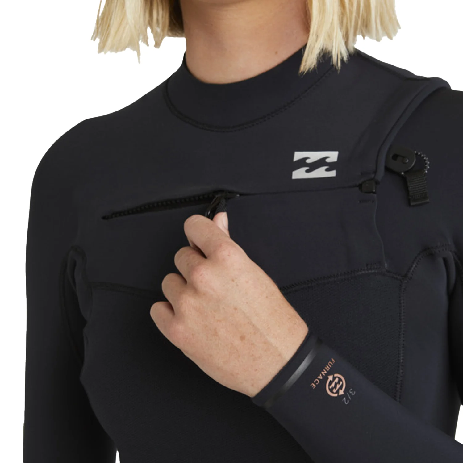 Billabong | Combinaison Intégrale Femme Furnace Natural Front Zip - 4/3mm - Image 6
