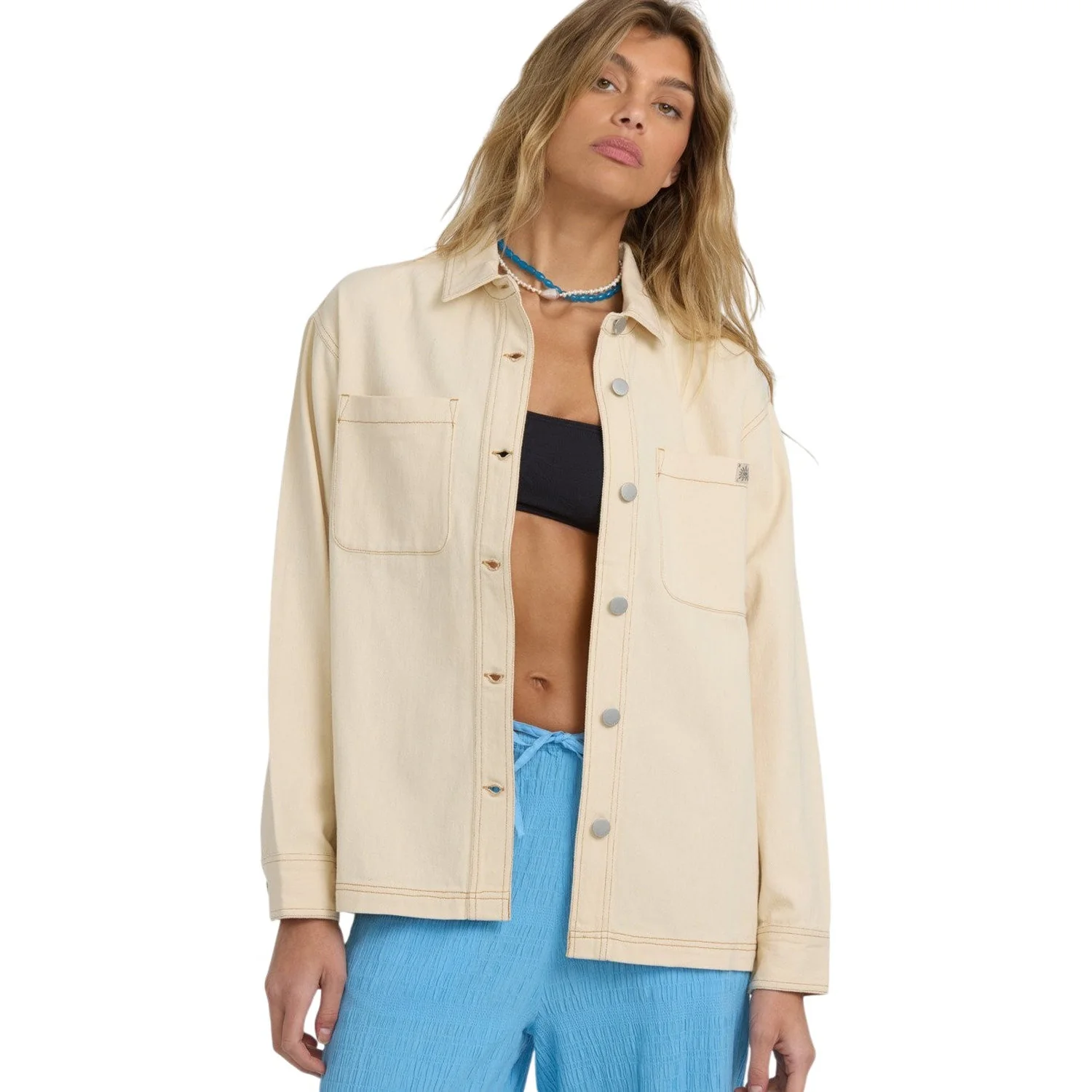 Billabong | Surchemise Femme Laura Twill Shacket - Image 3