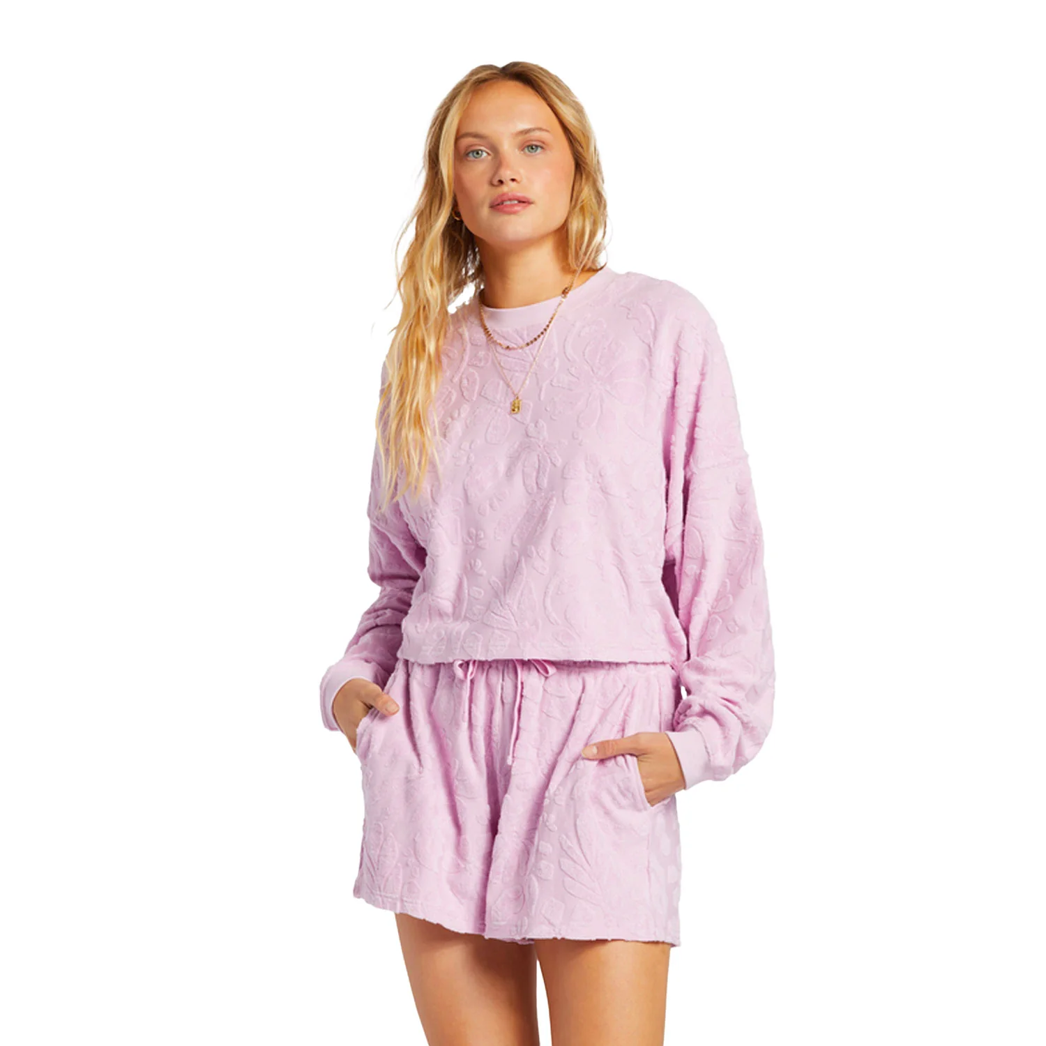 Billabong | Sweat Loosen Up - Lilac Smoke - Image 3
