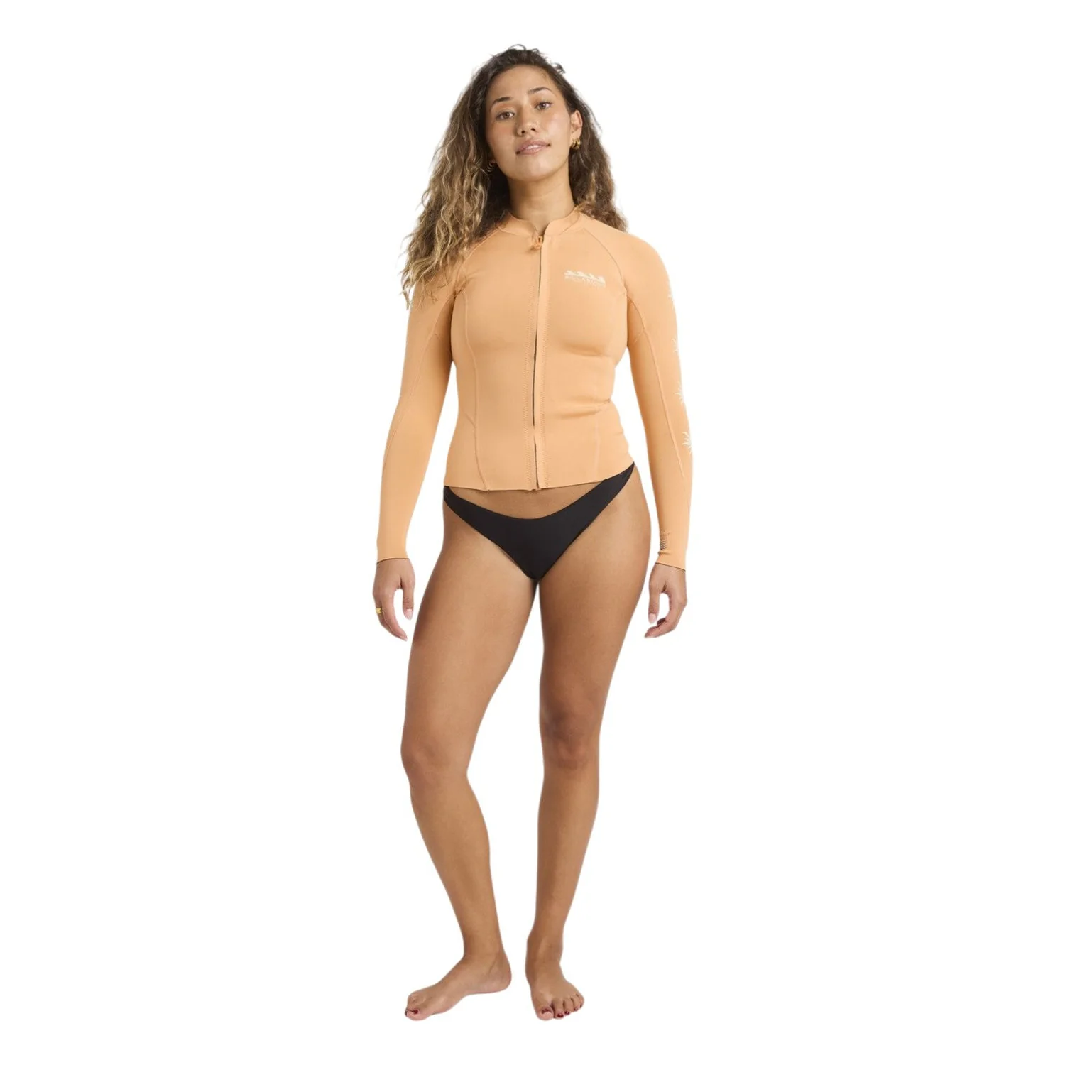 Billabong | Top Néoprène à Manches Longues Femme Peeky Natural Front Zip - 1mm