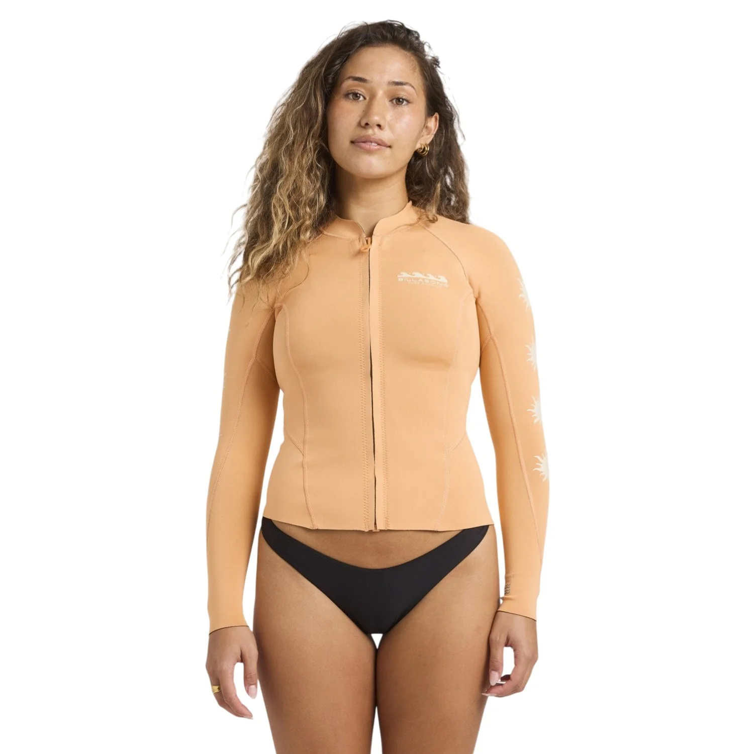 Billabong | Top Néoprène à Manches Longues Femme Peeky Natural Front Zip - 1mm - Image 2