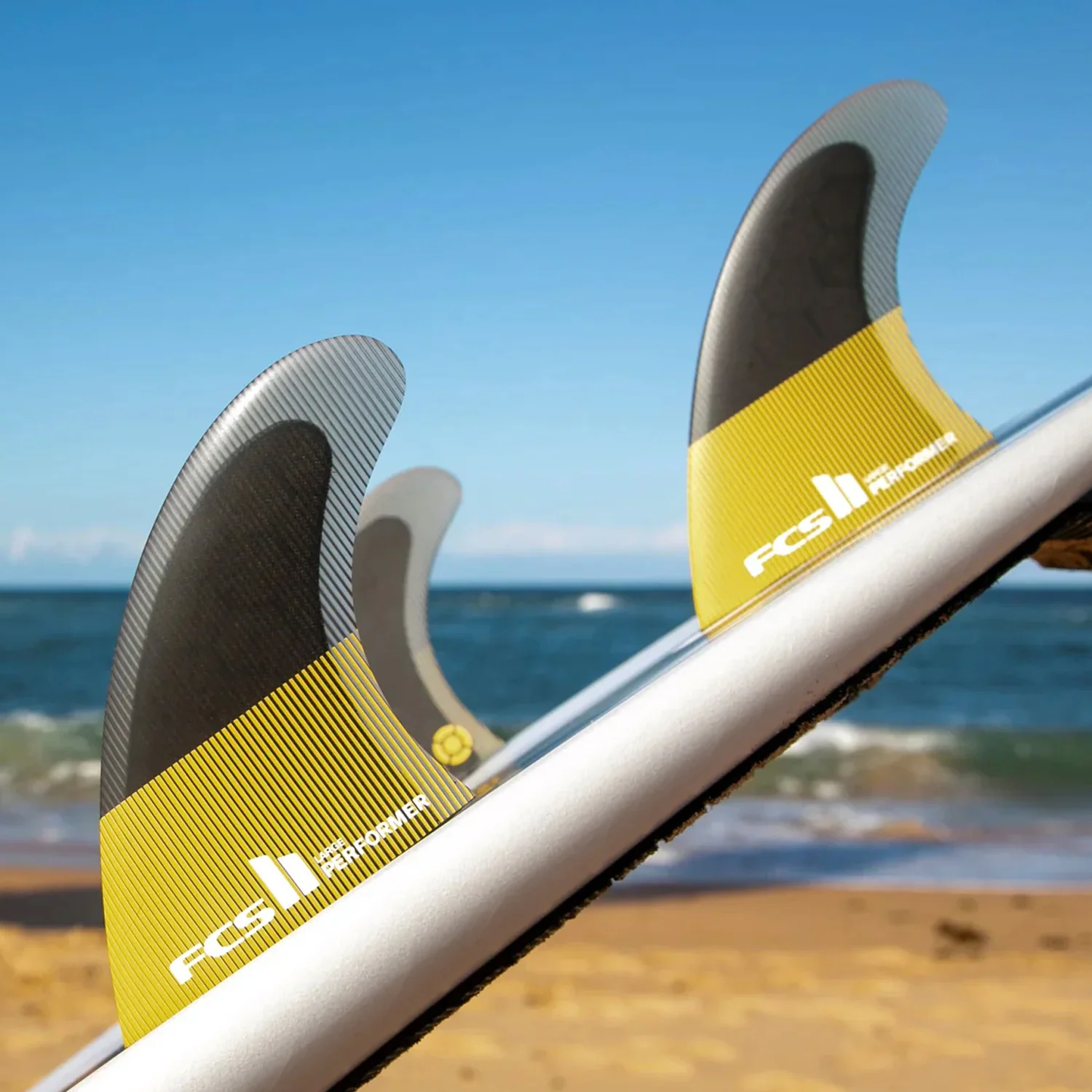 FCS | FCS II Performer PC Tri Fins - Mango - Image 2