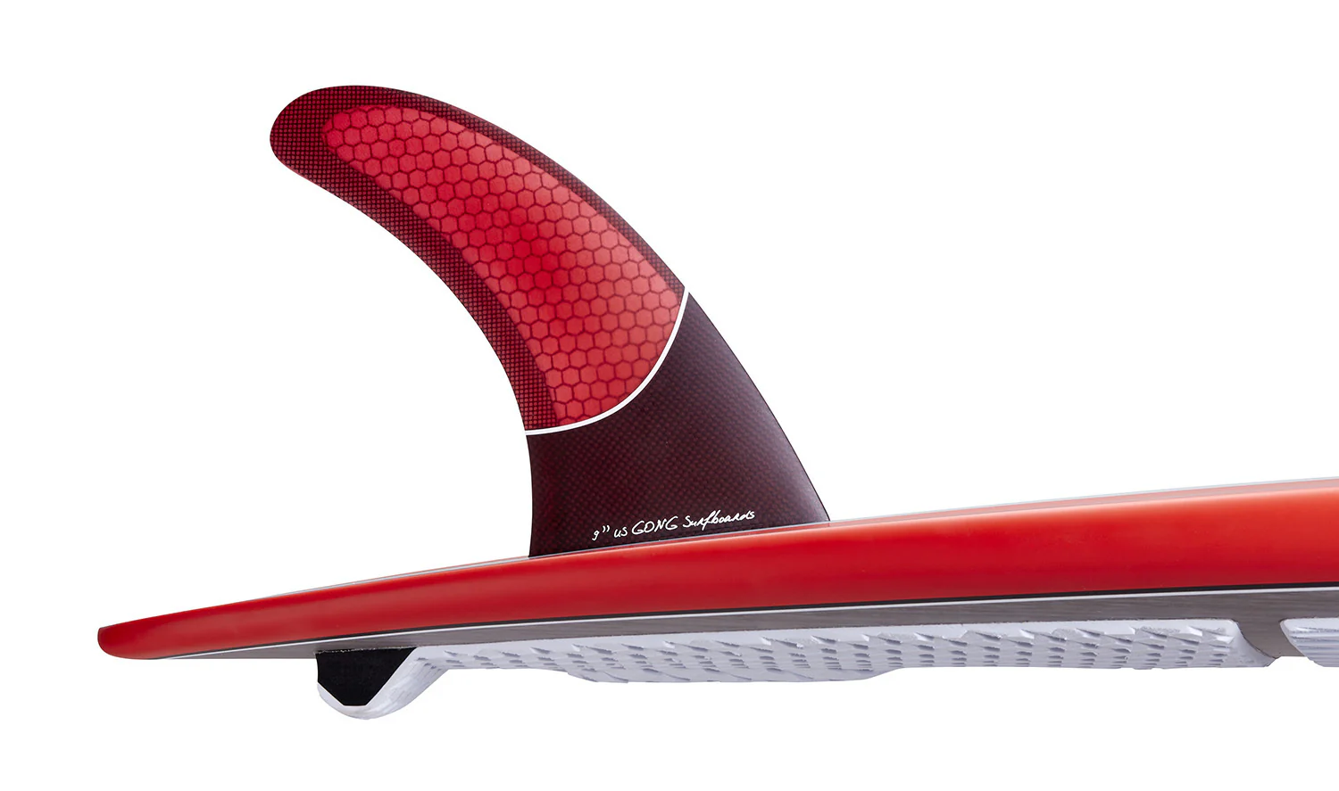 GONG | Fin US Red Honeycomb 9" 230mm - Image 3