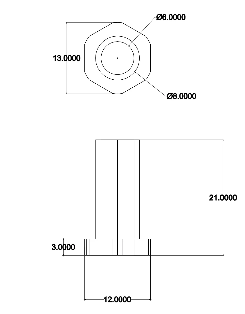 GONG | Foil Screw Insert For Carbon Mast - Image 2