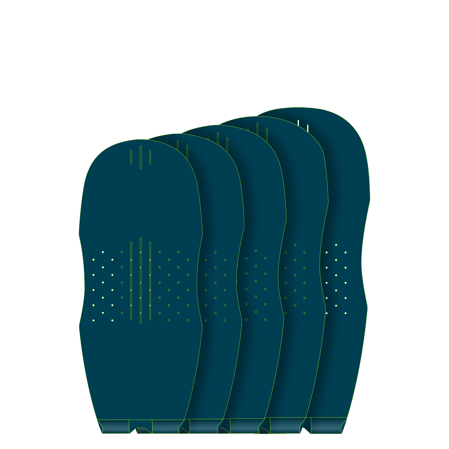 GONG | Eva Wingfoil Brushed Pad Shape Lemon