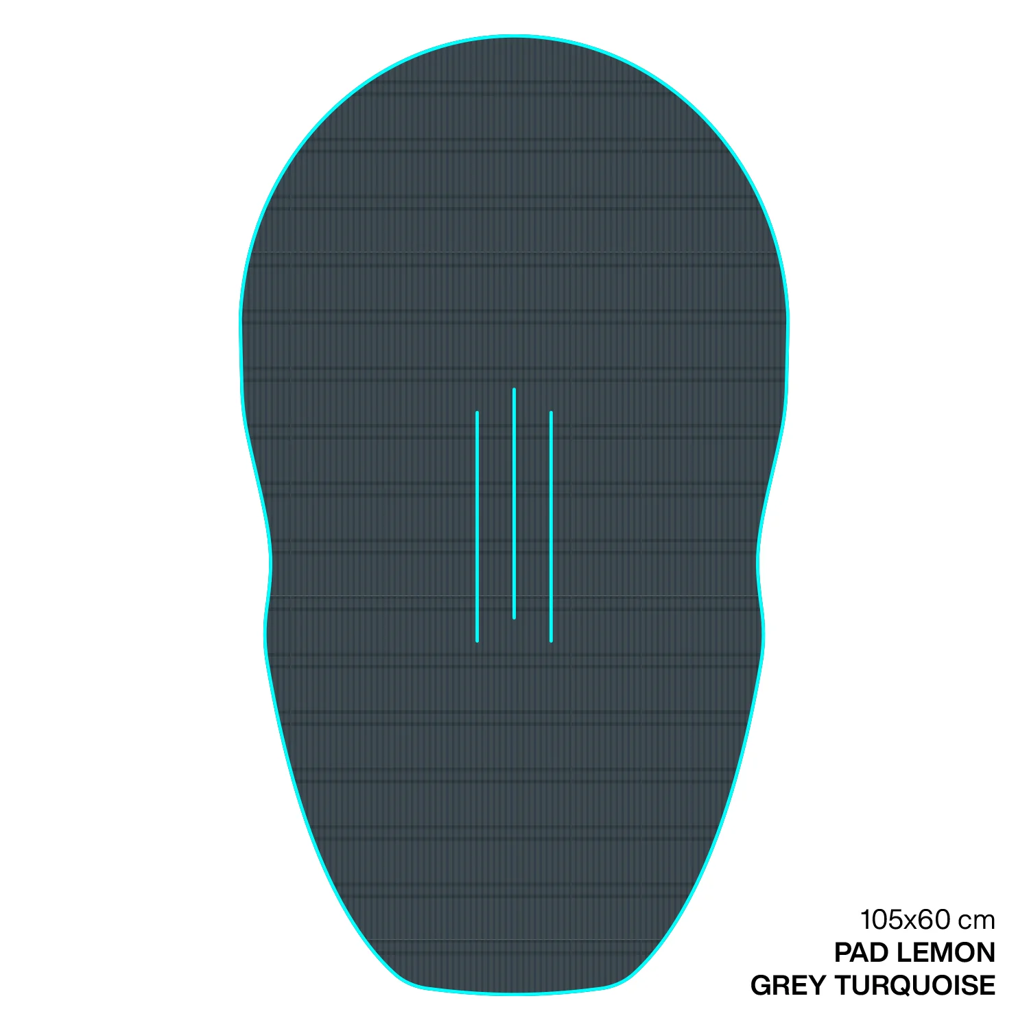 GONG | EVA Wingfoil Ridge Traction Pad Shape Lemon - Image 5
