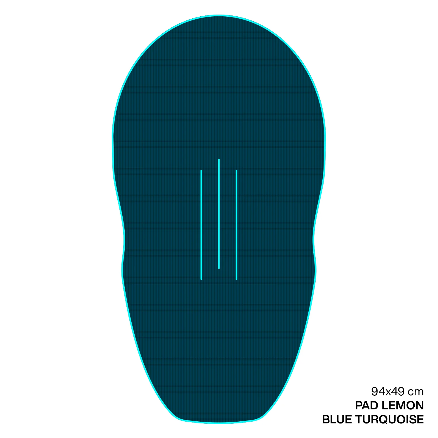 GONG | EVA Wingfoil Ridge Traction Pad Shape Lemon - Image 6