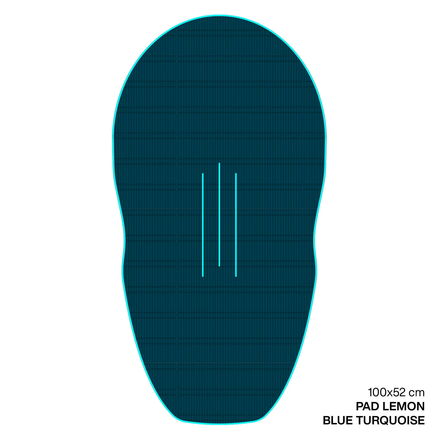 GONG | EVA Wingfoil Ridge Traction Pad Shape Lemon - Image 7