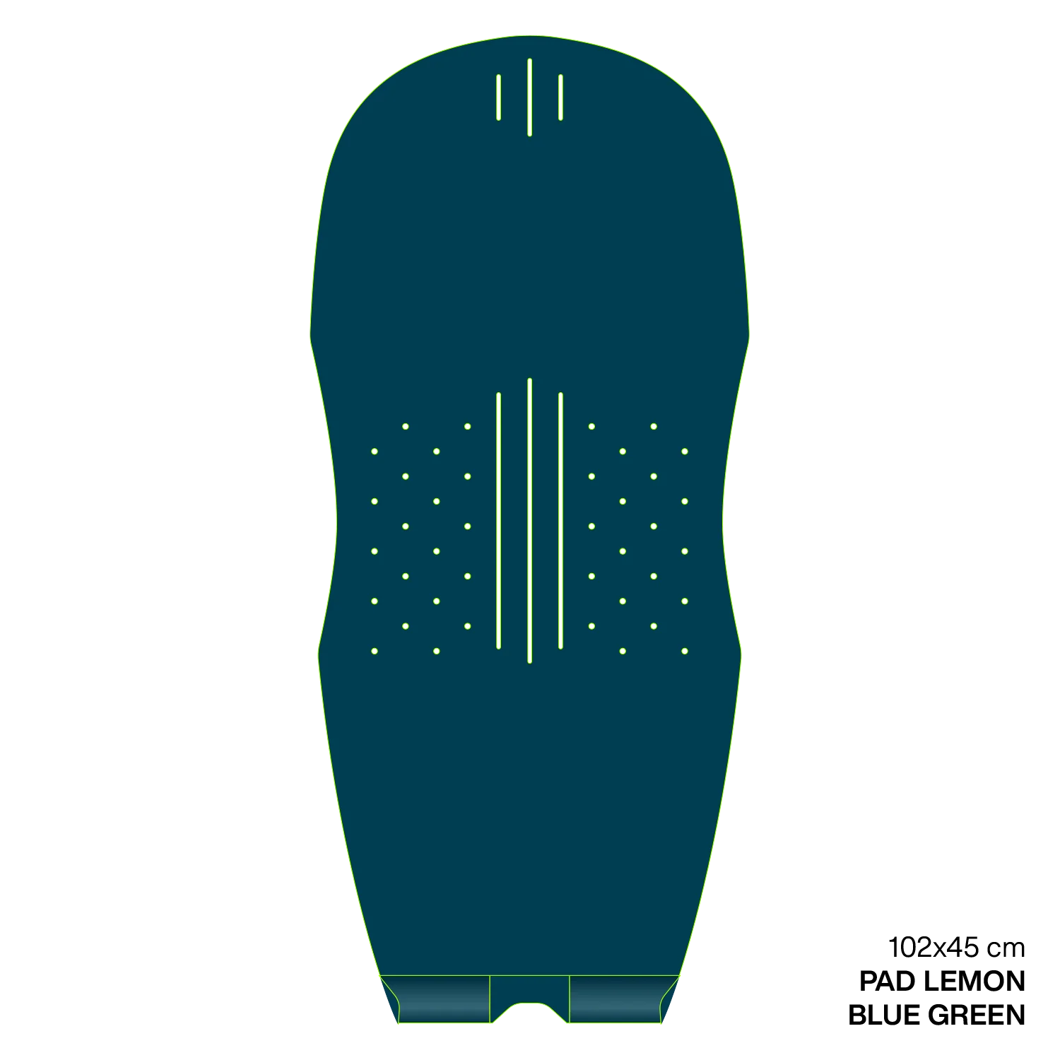 GONG | Eva Wingfoil Brushed Pad Shape Lemon - Image 3