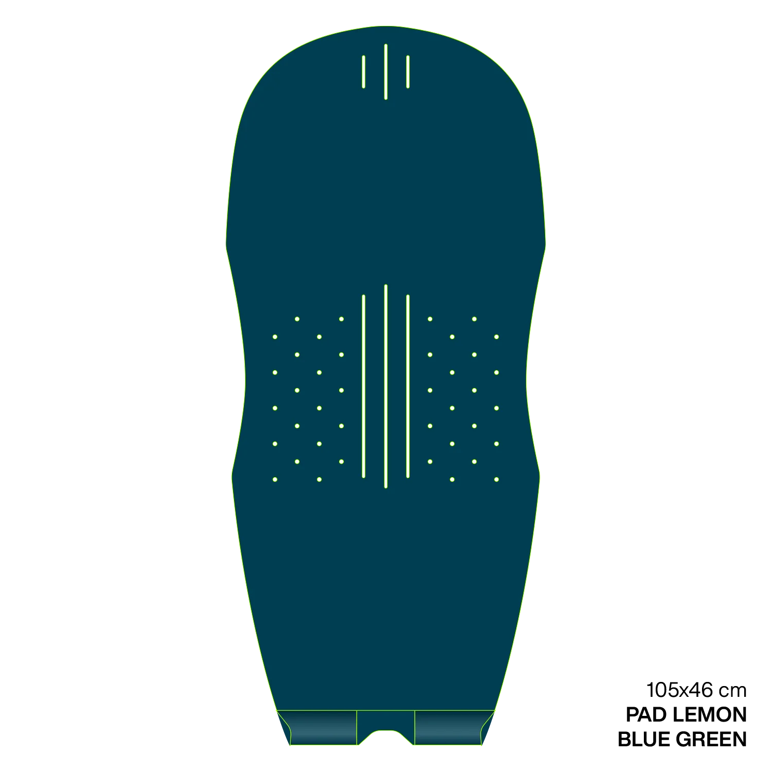 GONG | Eva Wingfoil Brushed Pad Shape Lemon - Image 4