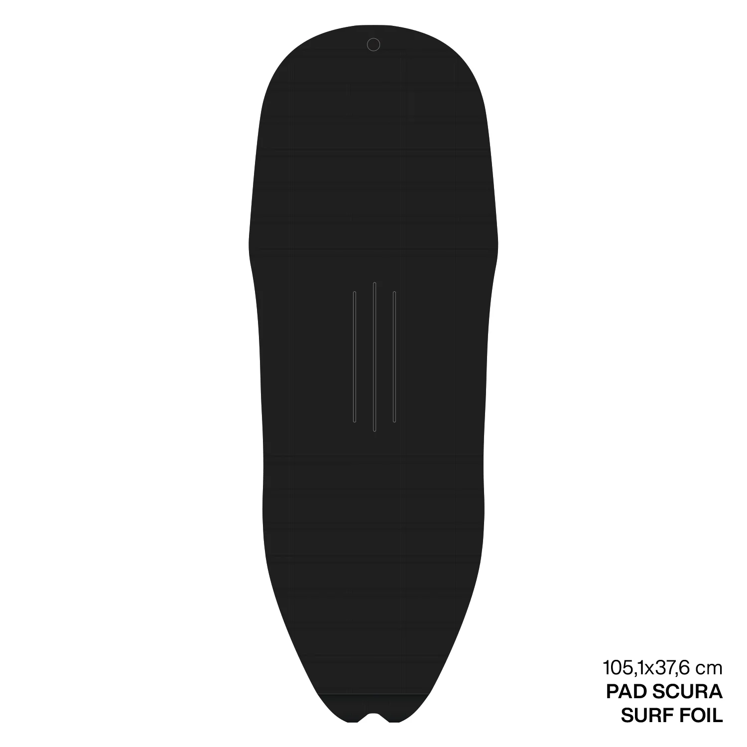 GONG | EVA Surf Foil Ridge Traction Pad Shape Scura - Image 2