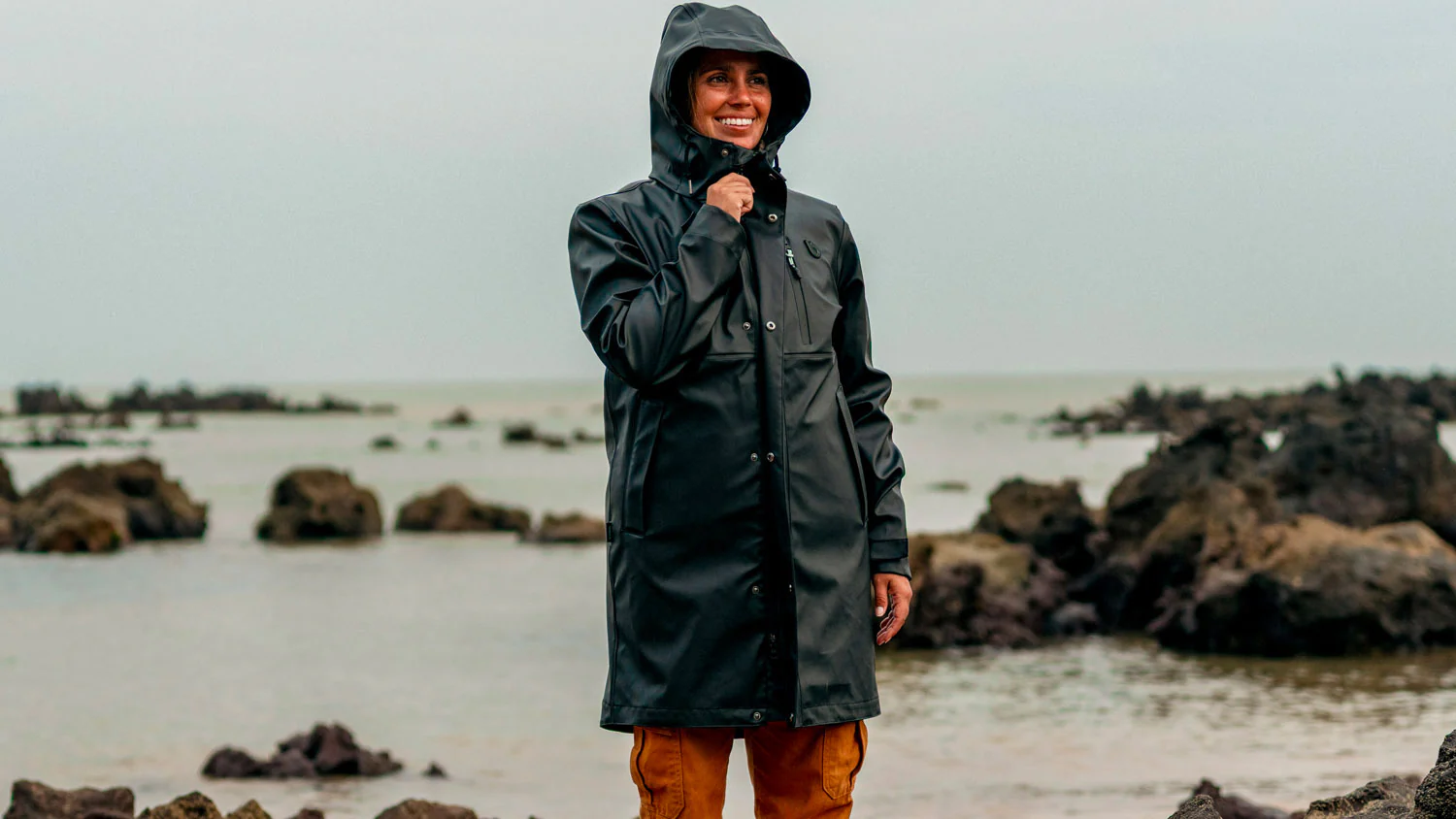 GONG | Manteau Ciré Combo Outerwear Unisexe - Image 11
