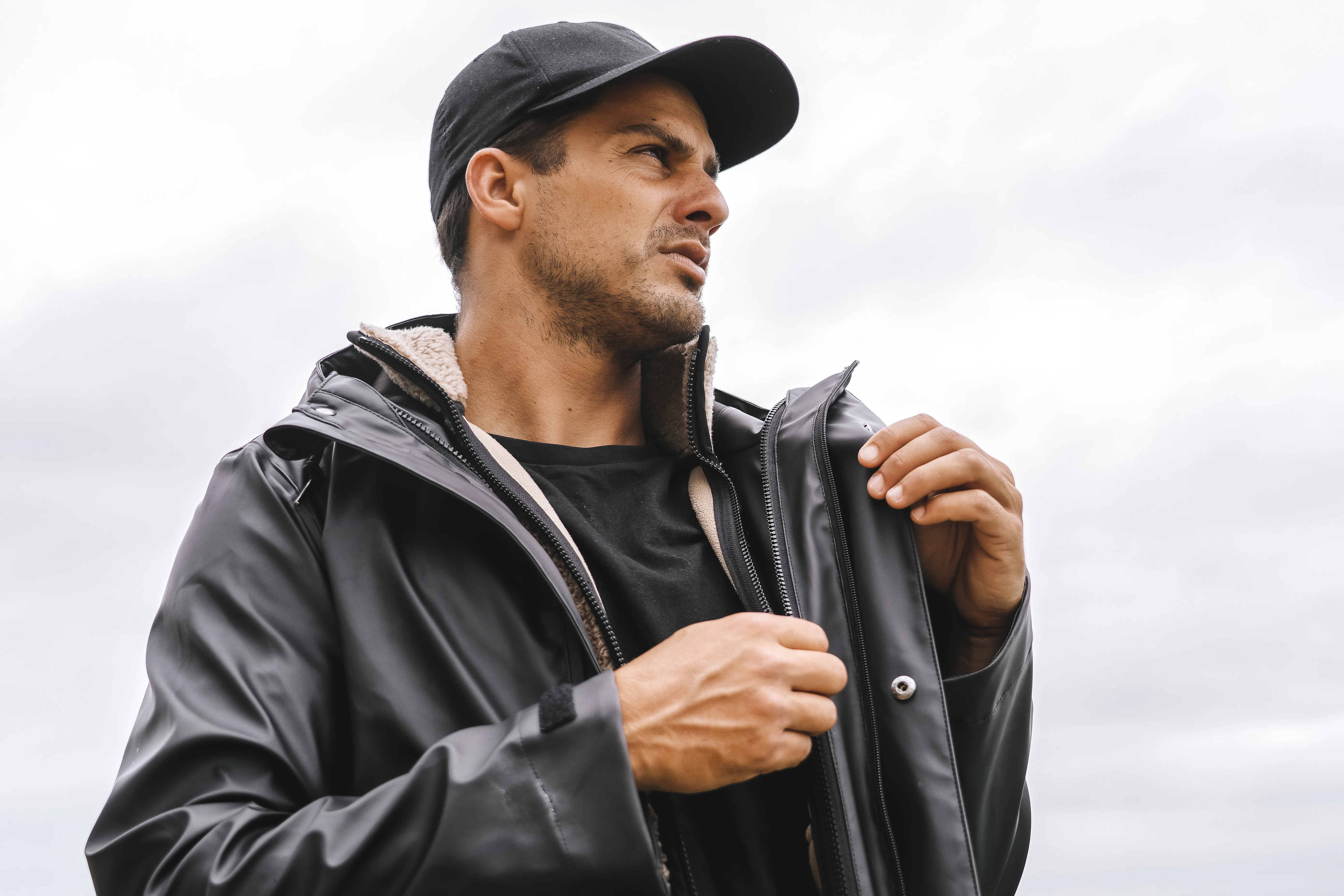 GONG | Manteau Ciré Combo Outerwear Unisexe - Image 14