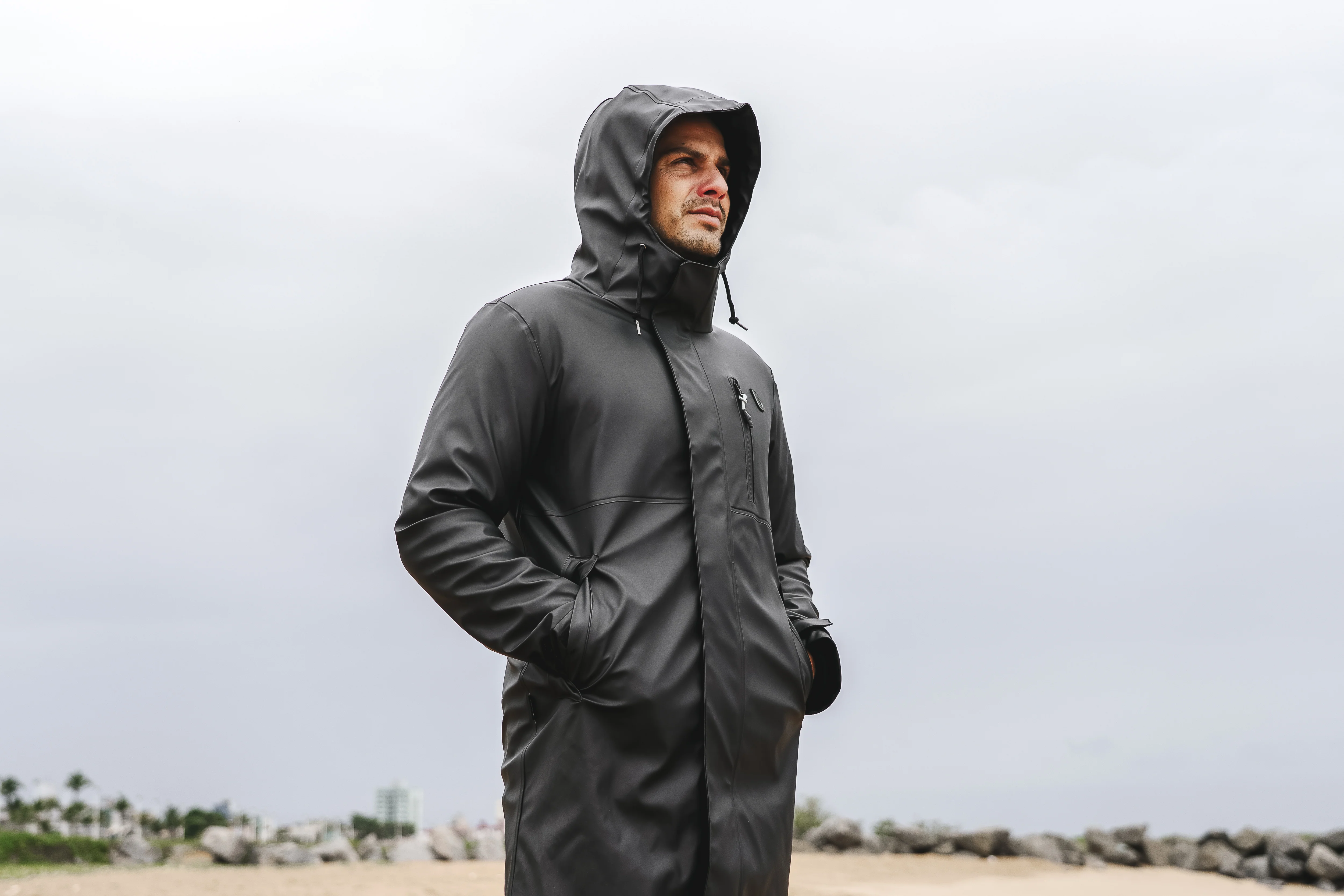 GONG | Manteau Ciré Combo Outerwear Unisexe - Image 19