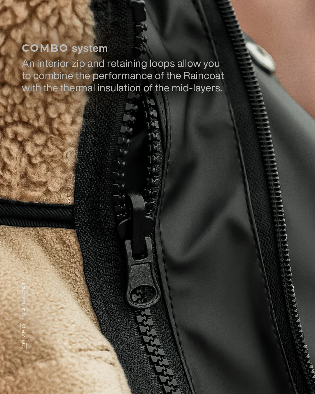 GONG | Manteau Ciré Combo Outerwear Unisexe - Image 21