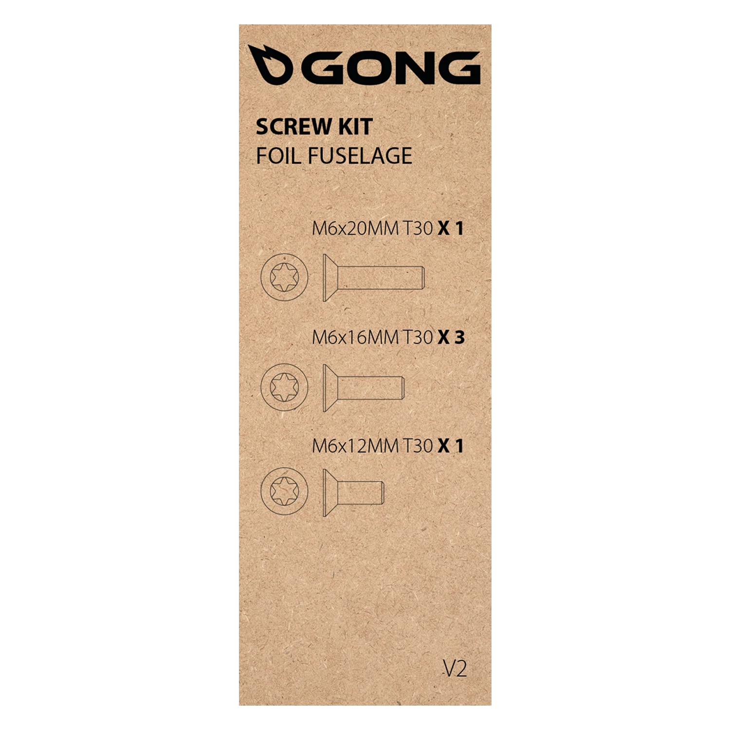 GONG | Kit Vis Front Wing et Stab V2
