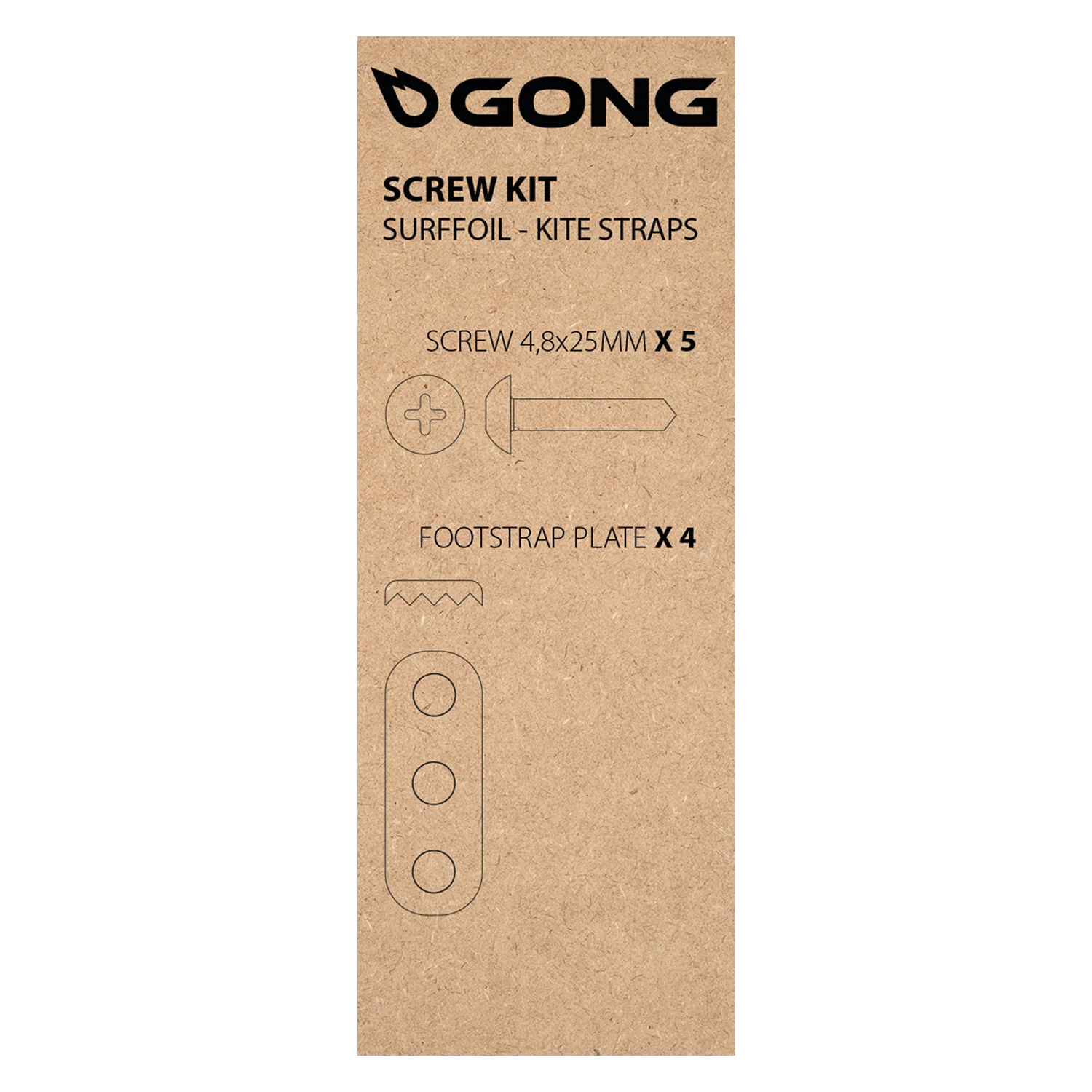 GONG | Kit Vis Strap Kite et Surf foil