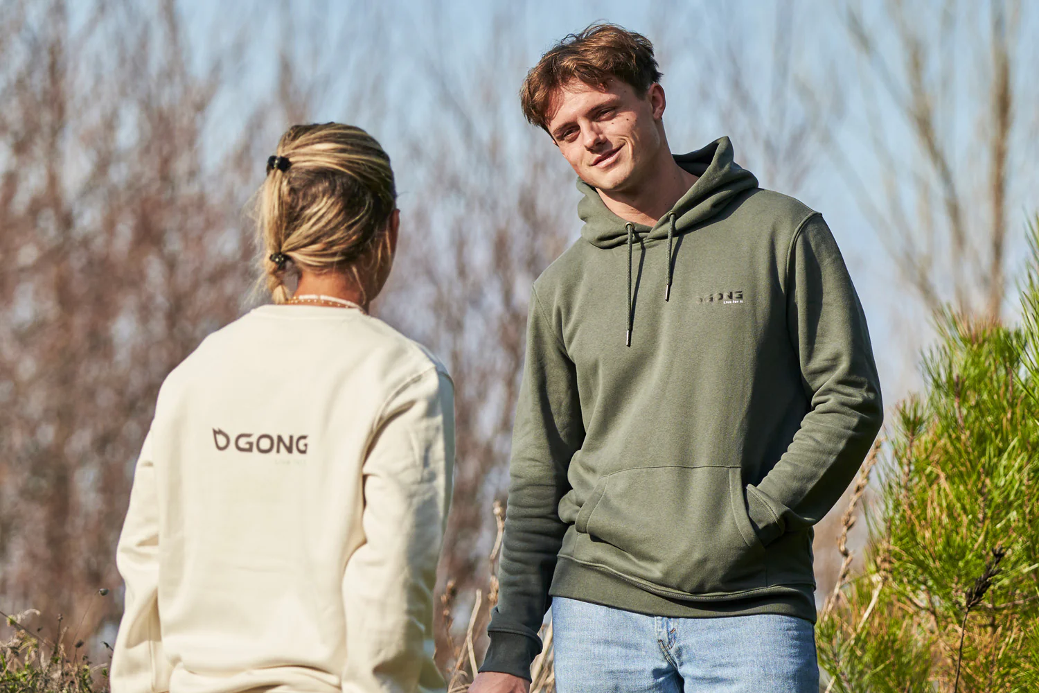 GONG | Sweat À Capuche Signature Unisexe Coton Biologique - Image 11
