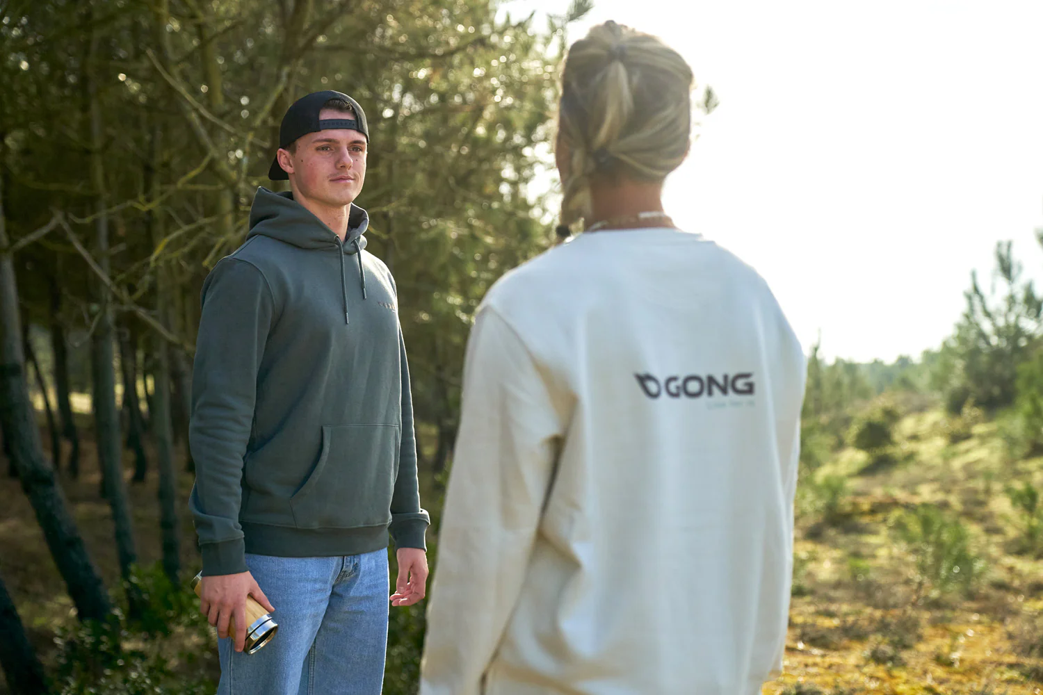 GONG | Sweat À Capuche Signature Unisexe Coton Biologique - Image 6
