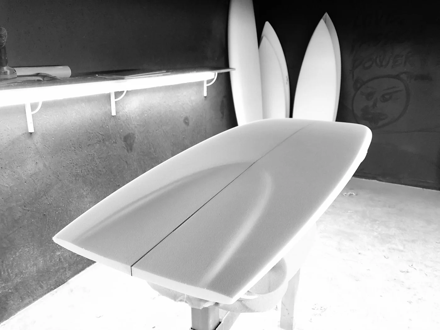 GONG | Factory Surf 5'3 Matata Simone PU Green Moon - Image 2