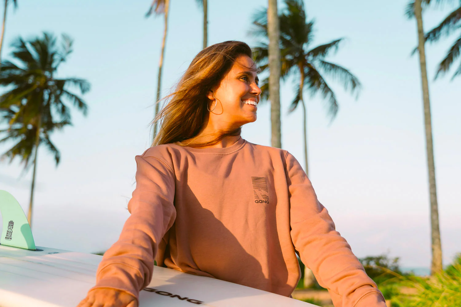 GONG | Sweat Graphic Swell Unisexe en Coton Biologique - Image 16
