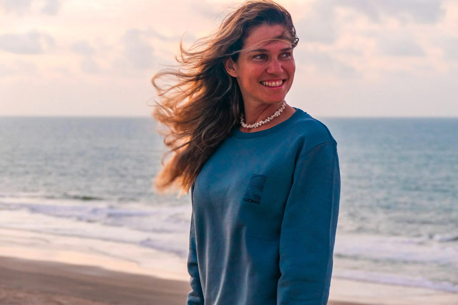 GONG | Sweat Graphic Swell Unisexe en Coton Biologique - Image 19