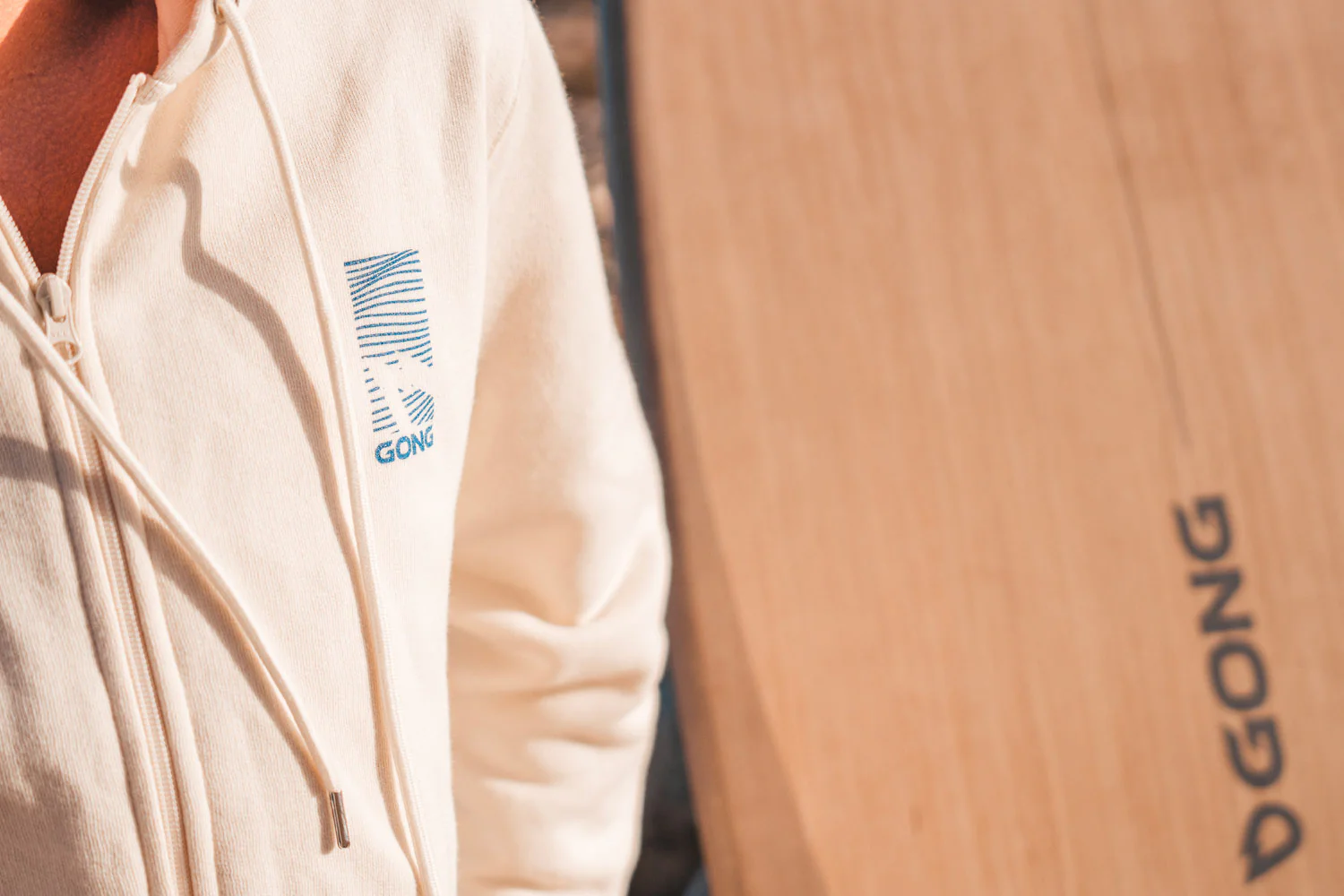 GONG | Sweat À Capuche Zippé Graphic Swell Unisexe - Image 15