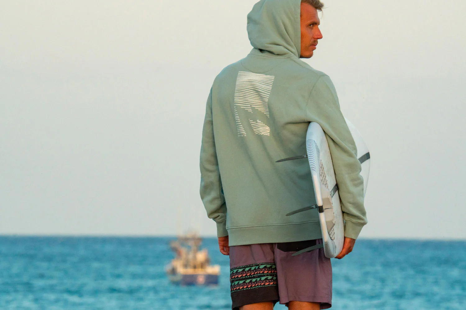 GONG | Sweat À Capuche Zippé Graphic Swell Unisexe - Image 16