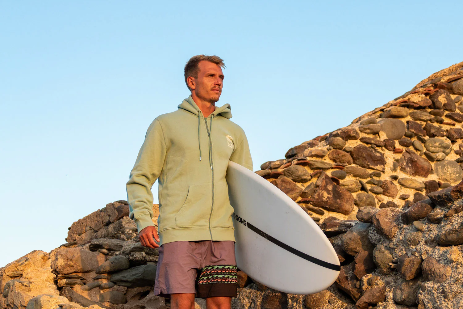 GONG | Sweat À Capuche Zippé Graphic Swell Unisexe - Image 17