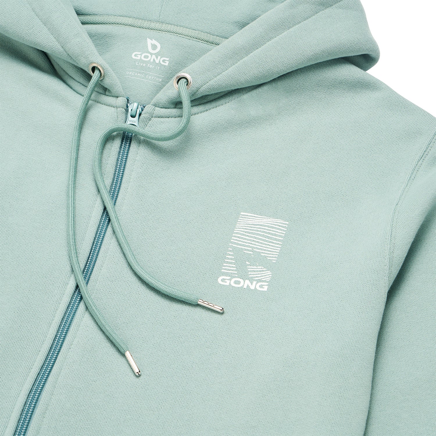 GONG | Sweat À Capuche Zippé Graphic Swell Unisexe - Image 3