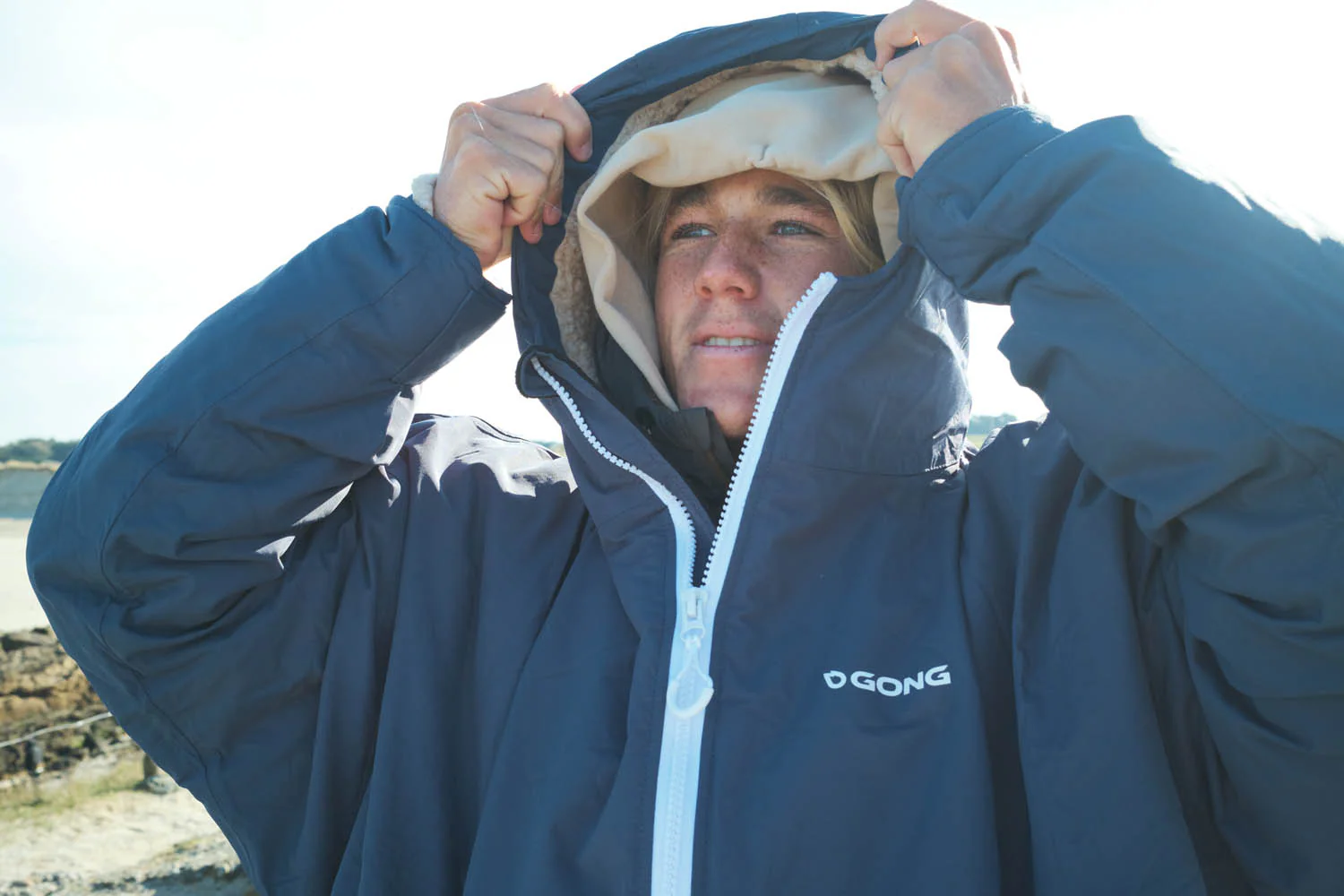 GONG | Poncho Imperméable Bleu - Image 16