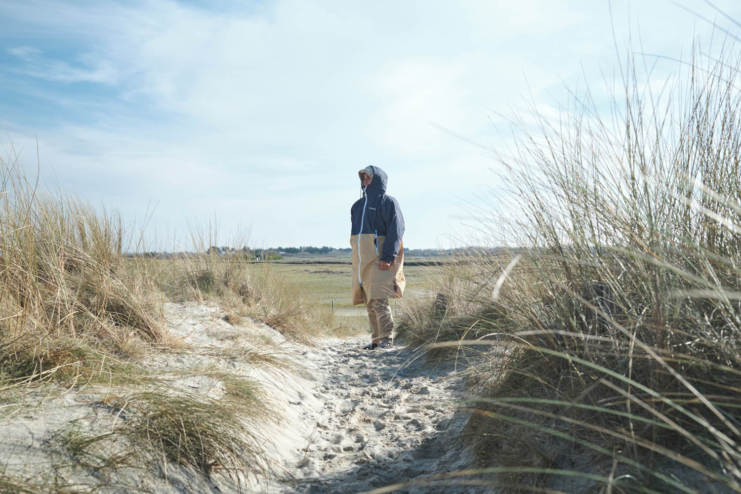 GONG | Poncho Imperméable Bleu - Image 17