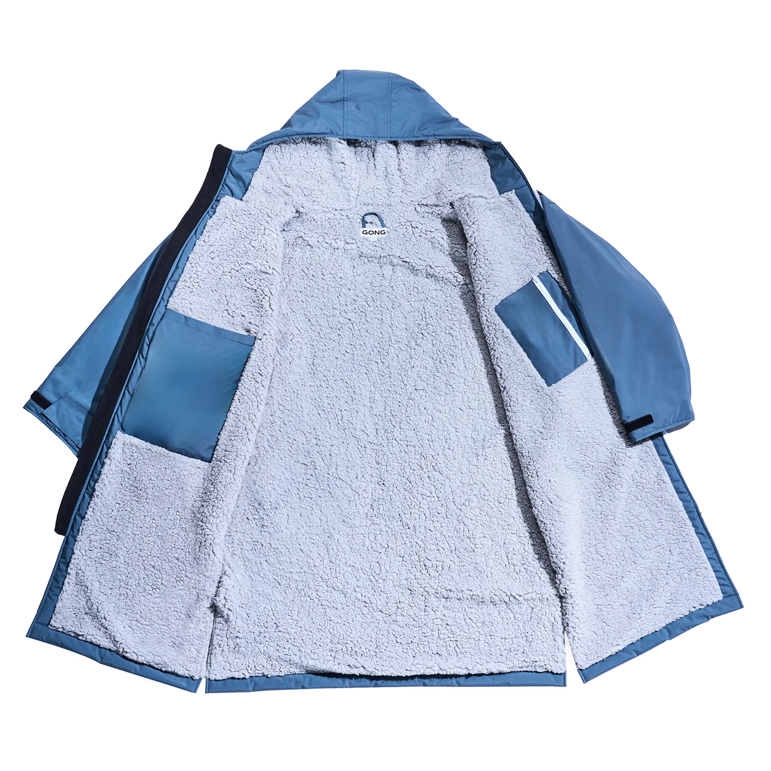 GONG | Poncho Imperméable Bleu - Image 3