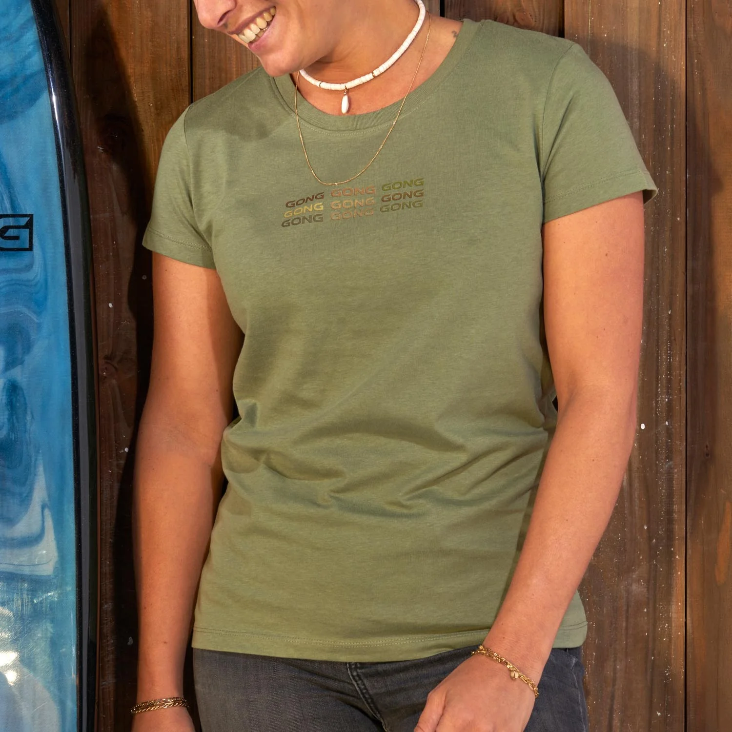 GONG | T-shirt Signature Femme Coton Biologique - Image 4