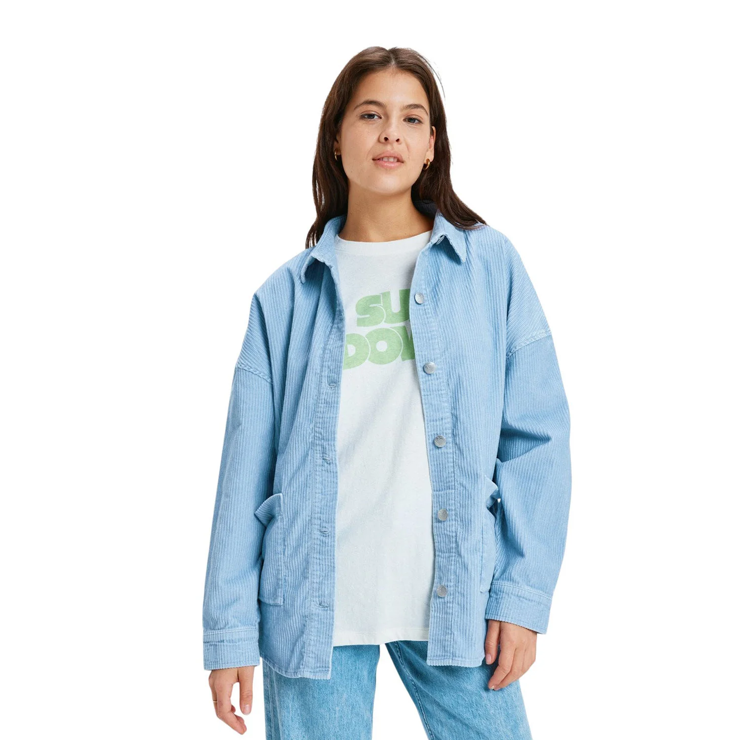 Roxy | Chemise en Velours Côtelé Femme Kick Back Washed - Image 4