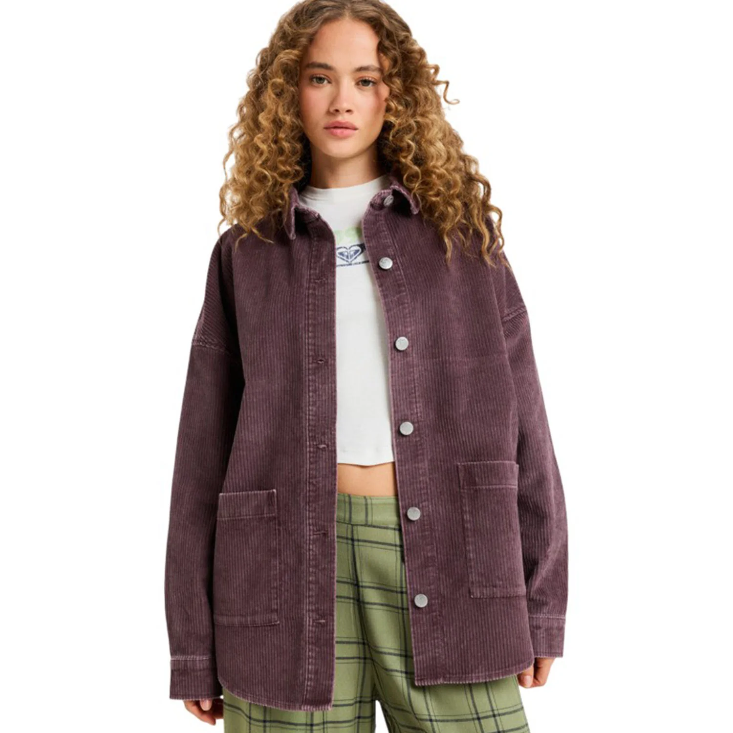 Roxy | Chemise en Velours Côtelé Femme Kick Back Washed - Image 5