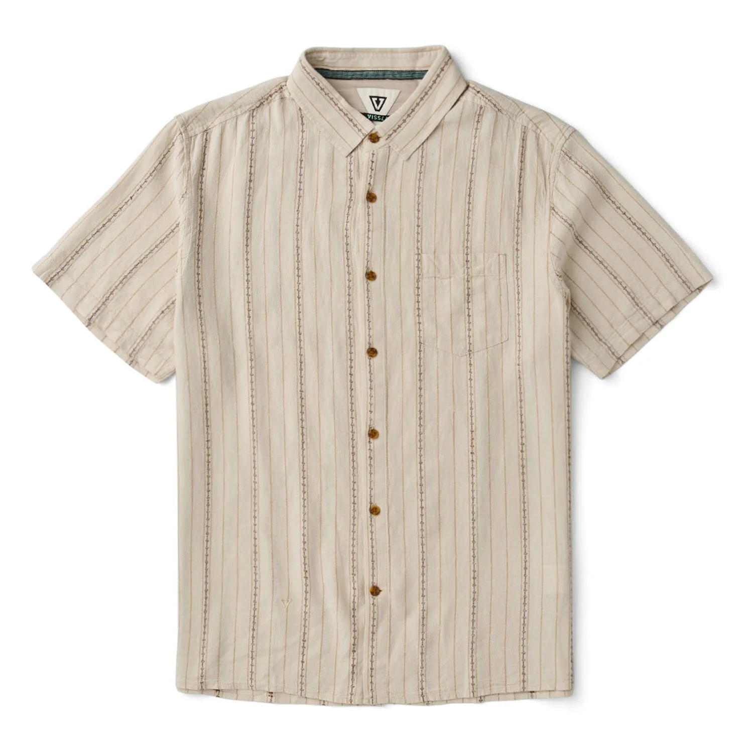 Vissla | Chemise à Manches Courtes Homme Linen Pin - Image 2