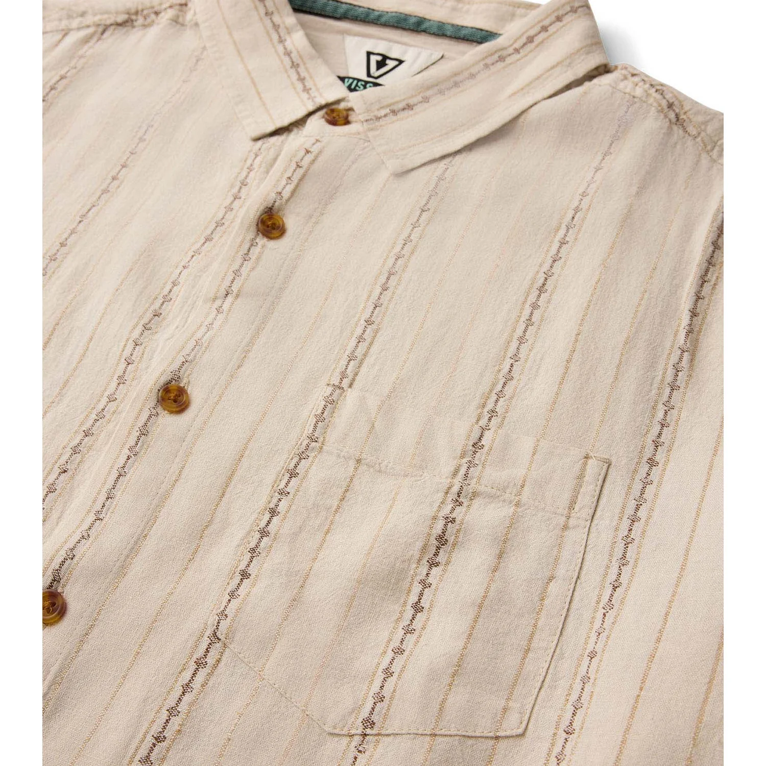 Vissla | Chemise à Manches Courtes Homme Linen Pin - Image 6