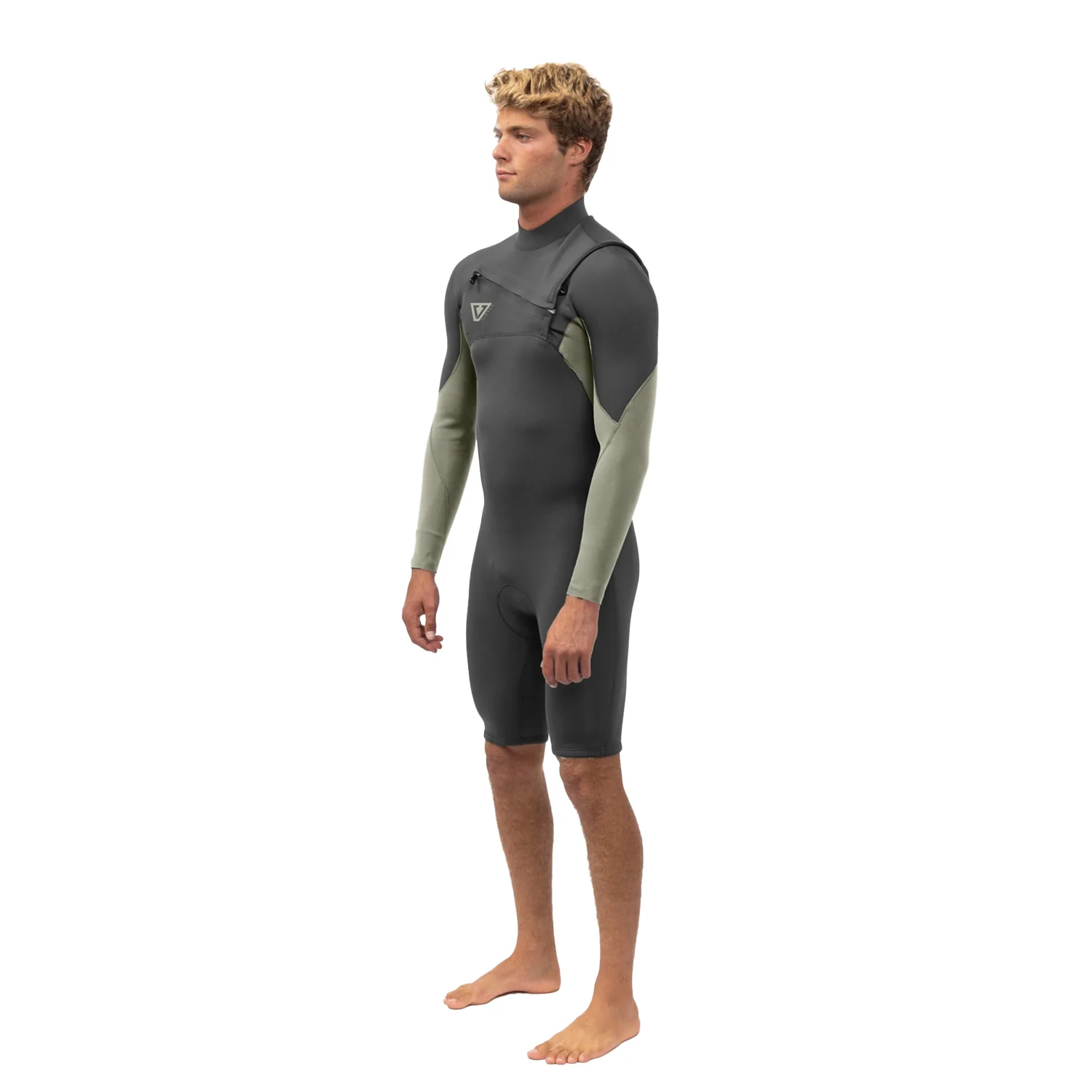 Vissla | Shorty à Manches Longues Homme Natural Seas Front Zip - 2/2mm - Image 2