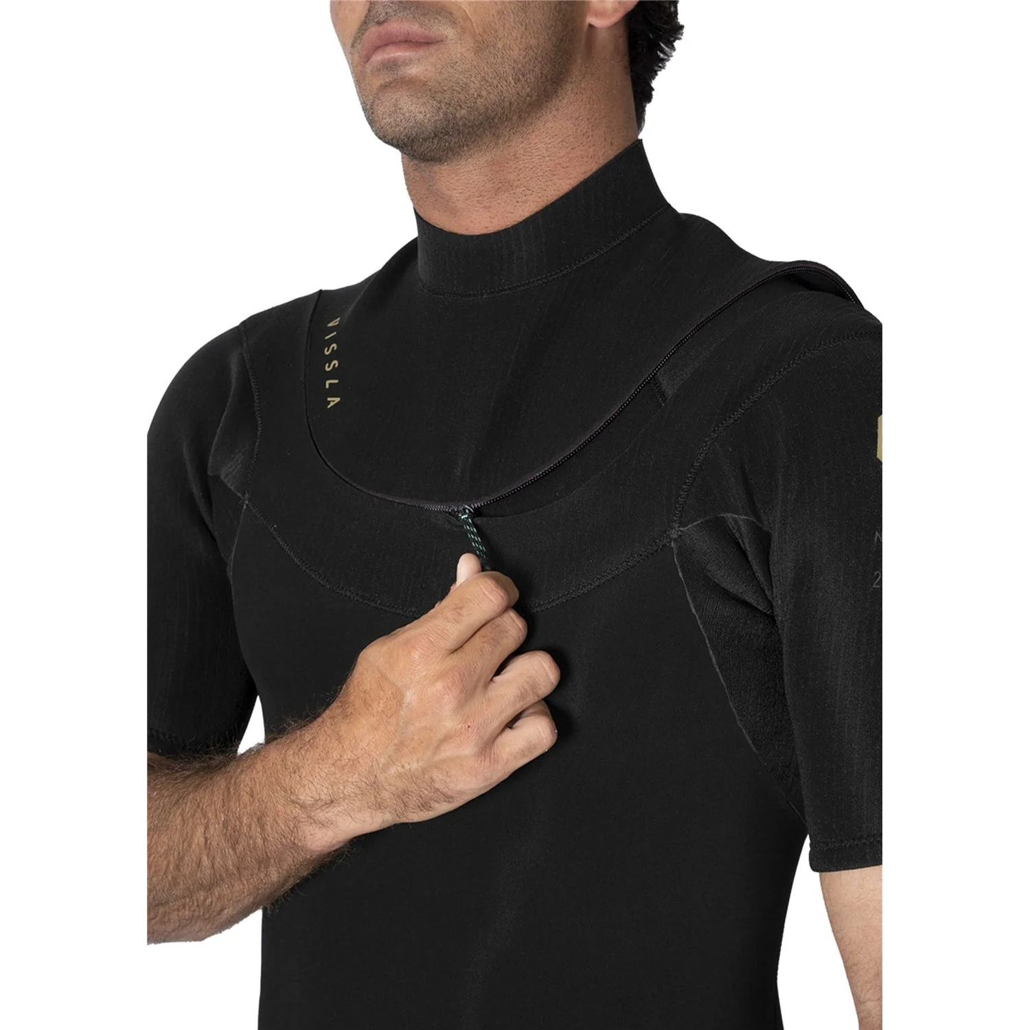 Vissla | Shorty à Manches Courtes Homme New Seas Chest Zip - 2/2mm - Image 4